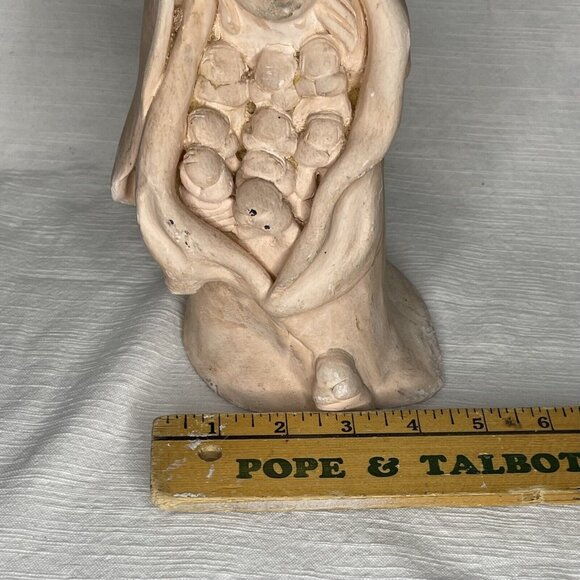 RARE Storyteller Native Greenware Figure Vintage Unpainted 8 inch high - Picture 10 of 13
